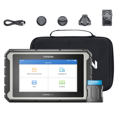 2024 Topdon Artidiag 900bt PRO Car OBD2 Scanner Diagnostic Tool E*CU Coding TPMS