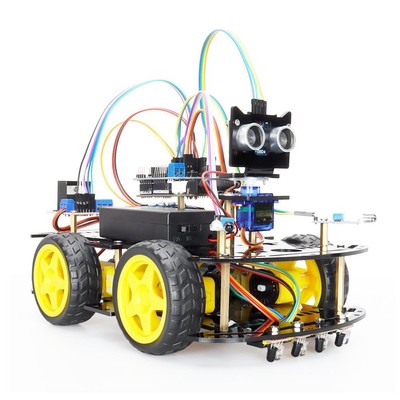 ''Smart coding robot car kit for Arduino, fun educational automation for projects