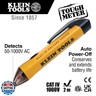 Klein Tools NCVT1P Voltage Tester, Non-Contact Low Voltage Tester Pen, 50V to 1000V AC, Audible and Flashing LED Alarms, Pocket Clip