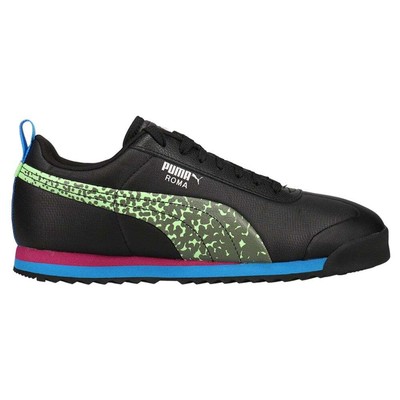 

Puma Roma Retro Blaster Мужские черные кроссовки на шнуровке Повседневная обувь 38688302, Черный, Puma Roma Retro Blaster Lace Up