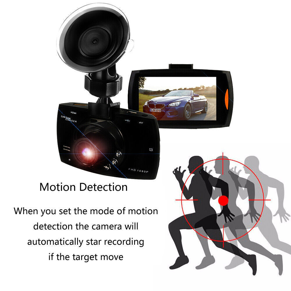 Dash Cam Car DVR Dashboard Camera Front or Rear  Video Recorder Loop Recording