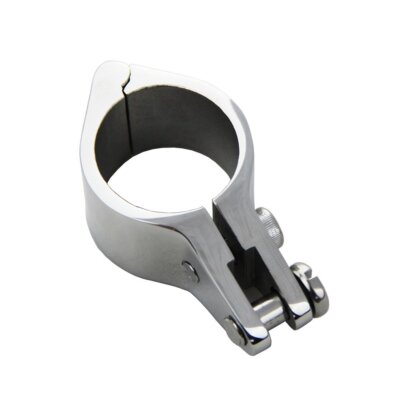 32mm 1.25'' Jaw Slide Boat Pipe clamp Top Hinge Rail Fitting 316SS for Boat Yacht