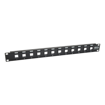 Tripp Lite N062-012-Kj 12-Port Cat5e/6 RJ45 USB HDMI Patch Panel 1U