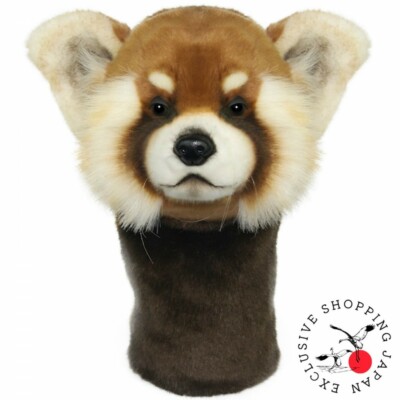 HANSA ZOO Golf Driver Club Head Cover Real Plush Animal Red Panda 460cc Fits Tag