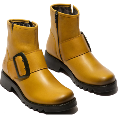 Womens mustard yellow ankle boots sale