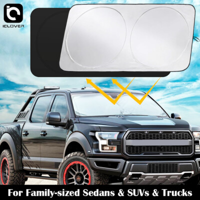 Car Truck Windshield Sun Shade Front Window Visor Cover Pickup Large UV Block