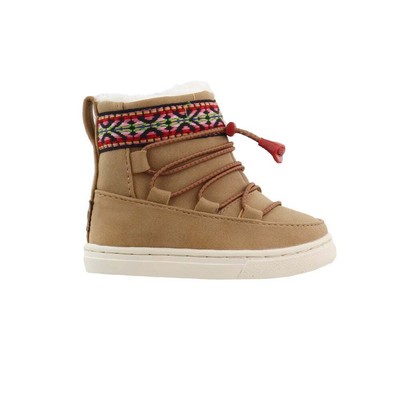 

Коричневые повседневные ботинки TOMS Alpine Winter Boots для маленьких девочек 10010745, Коричневый, TOMS Alpine Winter Booties Toddler