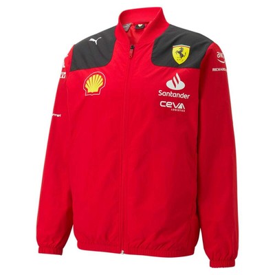 

Puma Sf Team Full Zip Jacket Мужская красная повседневная спортивная верхняя одежда 76341301, Красный, Puma Sf Team Full Zip Jacket