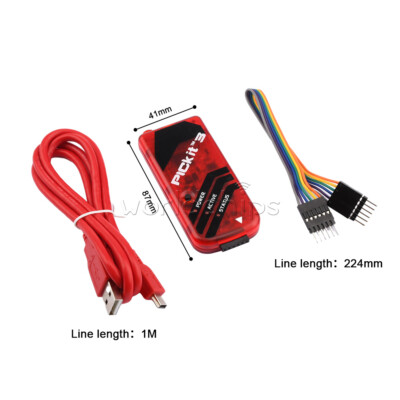 PICkit2 PICkit3 Microchip Original MPLAB PIC In-Circuit Debugger Programmer USA
