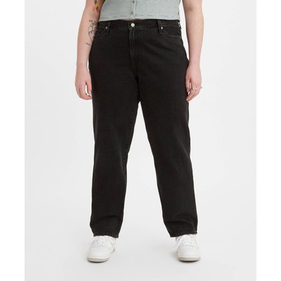 Женские джинсы Levis Womens Plus с высокой посадкой, прямые, свободного кроя, джинсовые свободные джинсы
