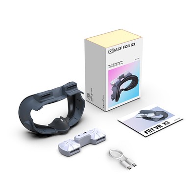 VR Face Cover for Meta Quest 3 Facial Interface Radiator Cool Mask Widen Face