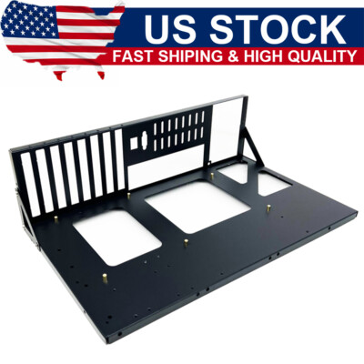 Open Air Graphics Card Bracket 4 GPU Computer Chassis Mining Rig Frame Case USA