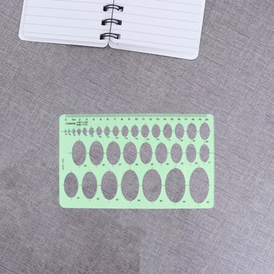  3 Pcs Circle Round Stencil Architecture Measuring Tool Scapbook School Supplies