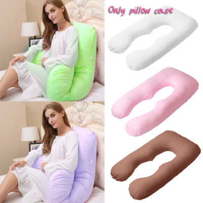 U Shape Comfort  Body Maternity Pillow Case Sleeping Support for Pregnant Women