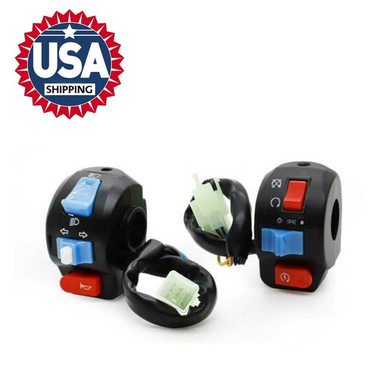 Right & Left Handlebars Switch Control For GY6 Chinese Scooter 50-150cc Taotao