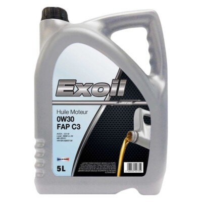 Engine Oil 0W30 FAP C3 5L Exoil