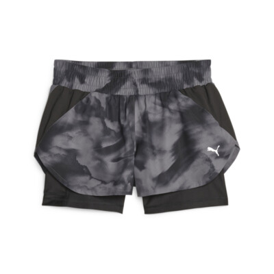 Puma Run Ultraweave 2In1 Shorts Womens Black Casual Athletic Bottoms 52406101