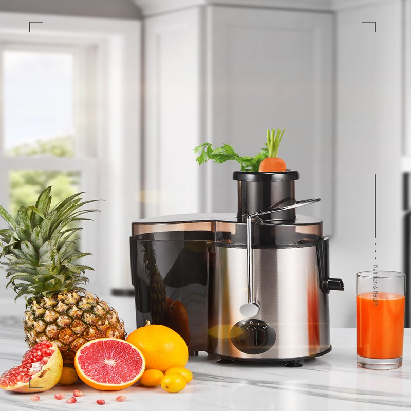 Exprimidor Centr&iacute;fugo Electrico De Masticacion Lenta Extractor Frutas Verduras