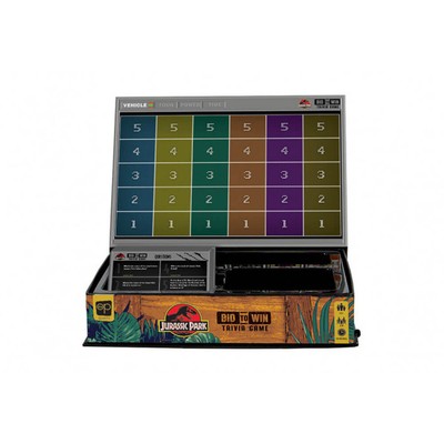 The Op Jurassic Park Bid To Win Trivia Game 2 To 6 Players Ages 12 Years and Up