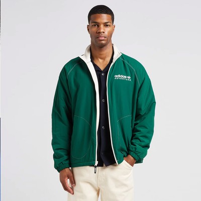 

Мужская двусторонняя куртка adidas Originals Adventure FC Polar Half Zip, чудо-белый, Зеленый, adidas Originals Adventure FC Polar Half Zip Reversible Jacket