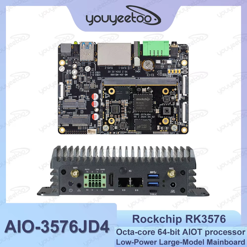 AIO-3576JD4 Large Model With Low Power Consumption AIOT Mainboard Rockchip RK357
