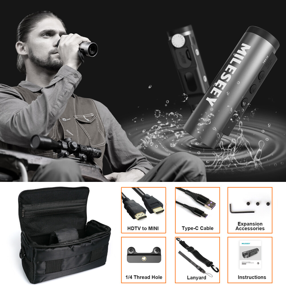 Thermal Imaging Monocular- 256x192 Infrared Digital Scope Night Vision Monocular