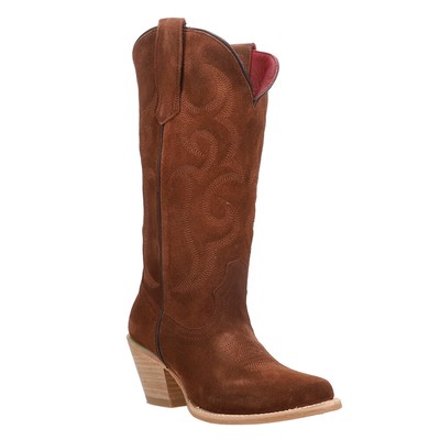 Pre-owned Ferrini Quinn Snip Toe Cowboy Womens Brown Casual Boots 8486106