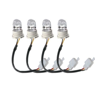 4 Replacement Bulbs for Hide-A-Way Emergency Hazard Warning Strobe Light Kit