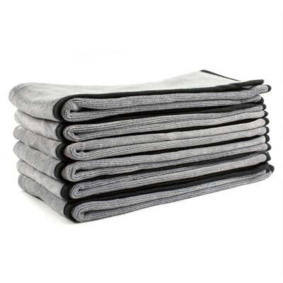 Zwipes Auto 16'' X 24'' Premium Plush Microfiber Cleaning Cloth 6 Pack Repeatable