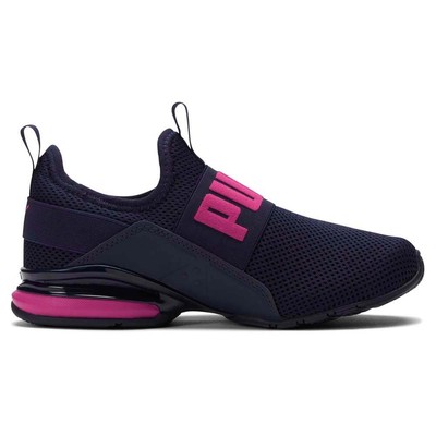 

Puma Axelion Slip On Wide Training Женские синие кроссовки Спортивная обувь 37834106, Синий, Puma Axelion Slip On Wide Training