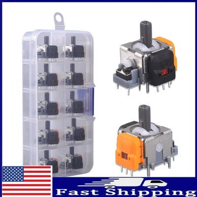 10Pcs 3D Hall Effect Joystick Game Machine Hand Switch for PS4/5 for XBox/Switch