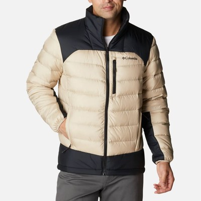 

Пуховик Columbia Autumn Park Мужской бежевый/черный, Columbia Autumn Park Down Jacket