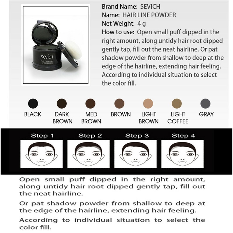 Concealer Hair Filling Powder Hair Shadow Hairline Repair Forehead