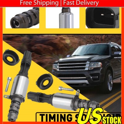 2x VCT VVT Camshaft Variable Valve Timing Solenoid for Ford Lincoln 4.6L 5.4L 3V