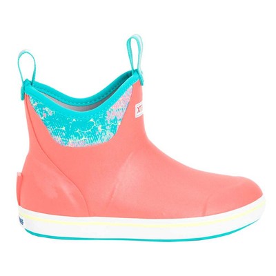 

Xtratuf XWAB-4CH Женские 6-дюймовые ботильоны на лодыжке с затяжкой на лодыжке - Оранжевый -, Xtratuf 6 Inch Ankle Deck Pull On