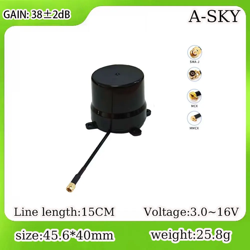 GNSS Four Arm Spiral Full Frequency Antenna RTK Differential Navigation Position