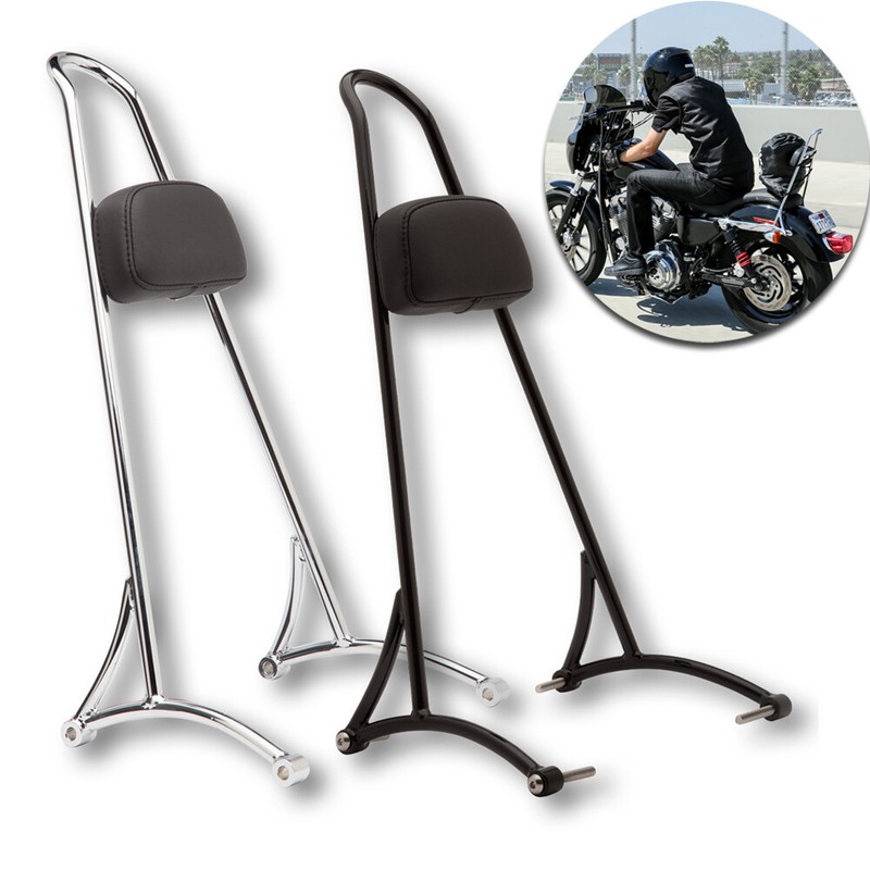 Tall Sissy Bar Passenger Backrest for Harley Sportster XL Iron 883 1200