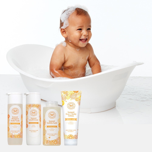 Honest Bubble Bath, Sweet Orange Vanilla, 12 Ounce