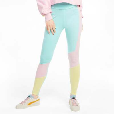 

Леггинсы Puma International High Waisted Womens Blue Athletic Casual 531661-79, Синий, Puma International High Waisted Leggings
