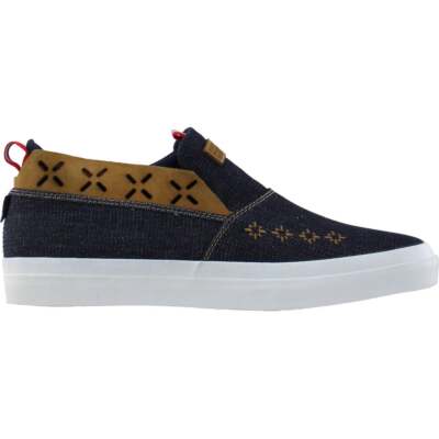 

Мужские кроссовки Diamond Supply Co. Folk Slip On, размер 9 D, повседневная обувь A16DMFB55-R, Синий, Diamond Supply Co. Folk Slip On
