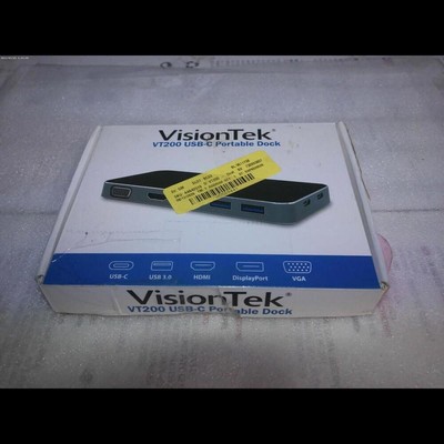 VisionTek VT200 Dual Display USB-C Docking Station
