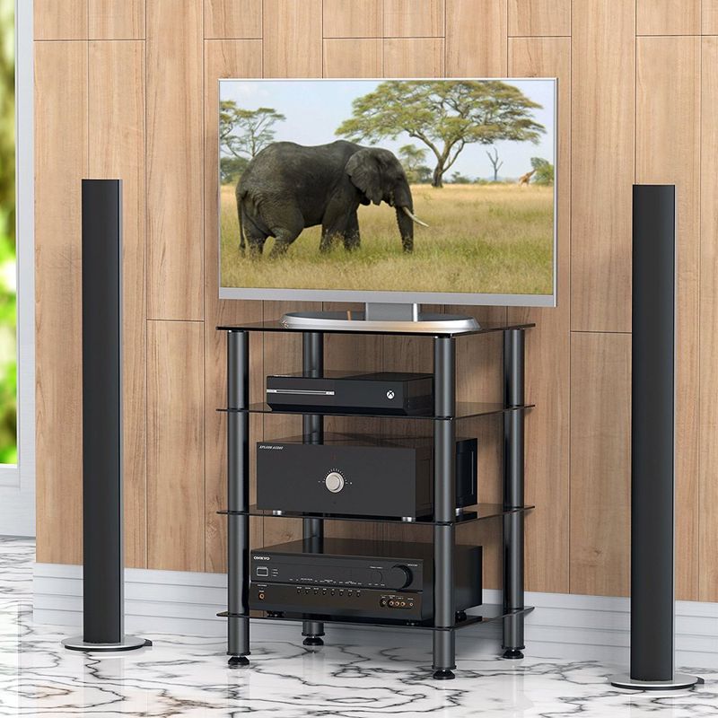 Audio Equipment Display Storage Rack Home Entertainment Center