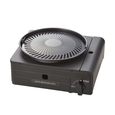 Iwatani Cassette Stove Cassette Fu Multi Smokeless Grill Black CB-MSG-1 New