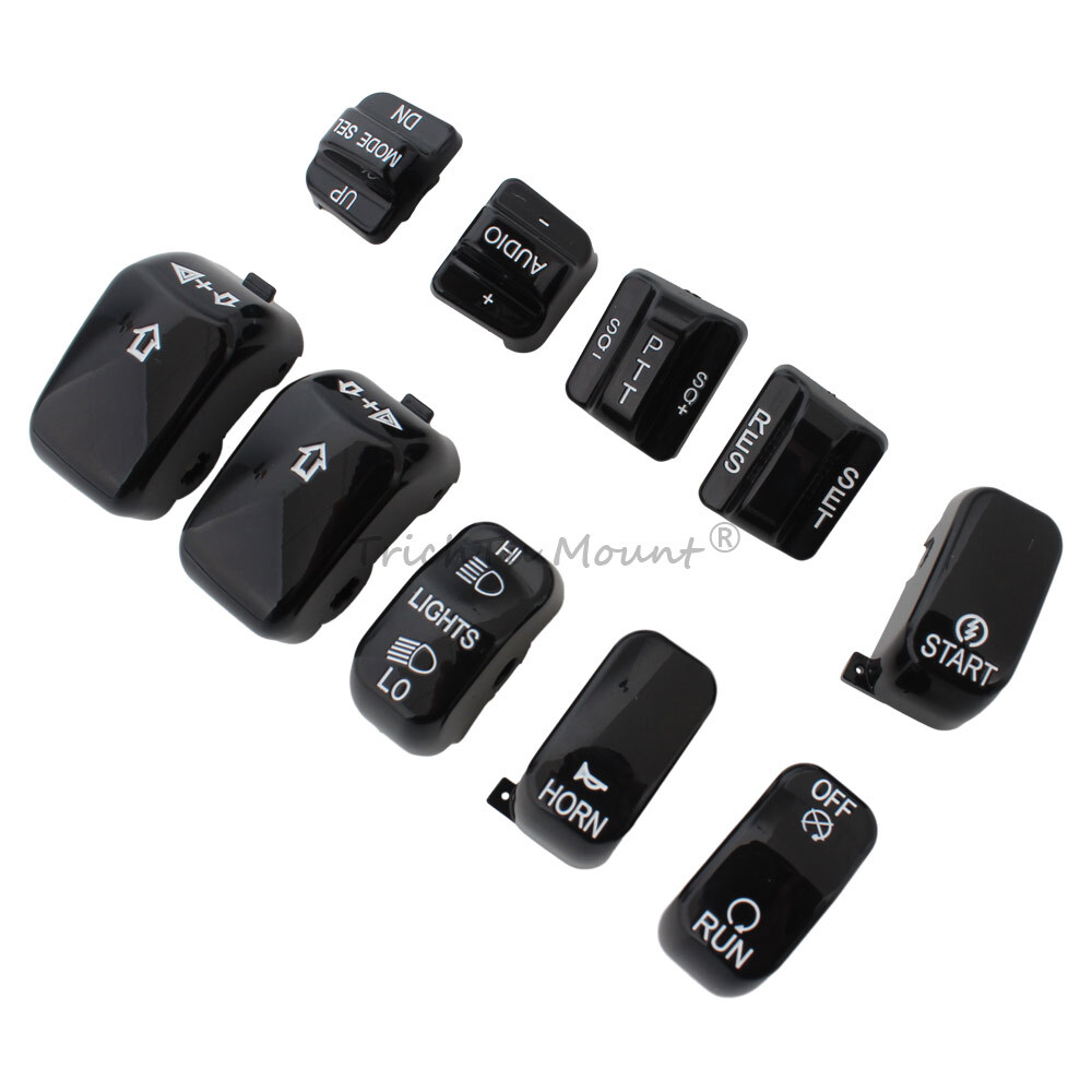 Handle Bar Control Switch Housing Caps For Harley Touring FLHTCU/ FLHTK 1996-13