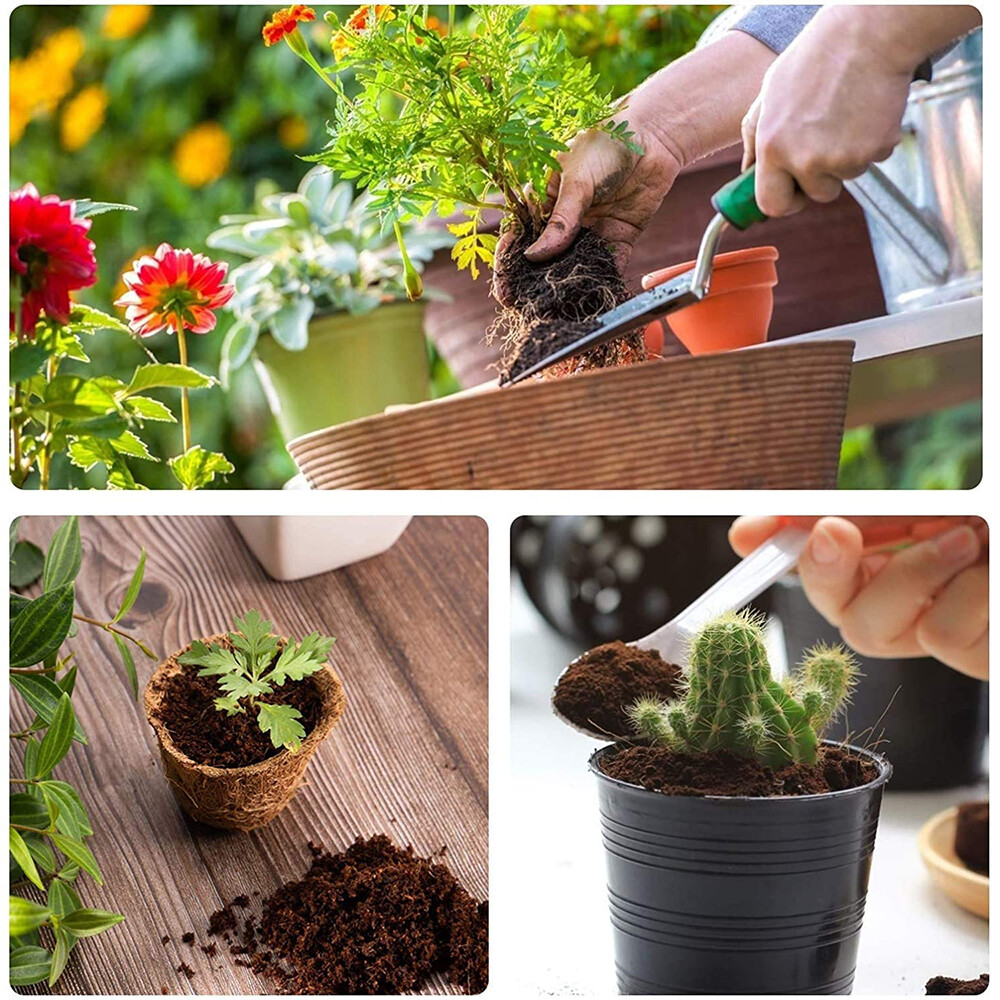 2 X 650G Coco Coir Brick Coconut Fiber Potting Soil Plant Growing Media Organic
