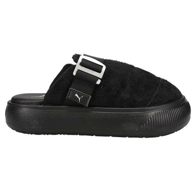

Женские черные кроссовки Puma Suede Mayu Mule на платформе Повседневная обувь 38673001, Черный, Puma Suede Mayu Mule Platform
