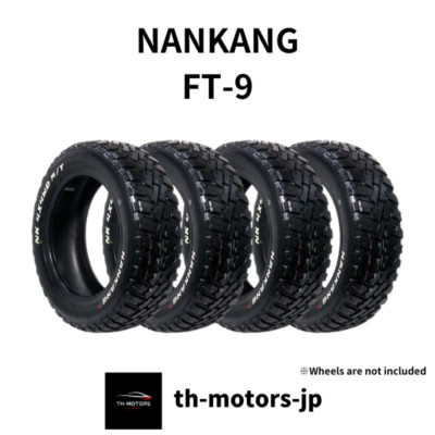 NANKANG Genuine FT-9 155/70R13 75S M/T RWL Set of 4 Tire Kei truck