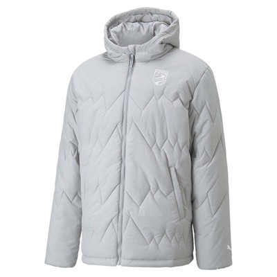 

Puma Fundamentals Full Zip Jacket Мужская белая повседневная спортивная верхняя одежда 53618802, Белый, Puma Fundamentals Full Zip Jacket