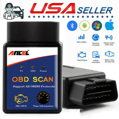 ELM327 OBD2 Code Reader Bluetooth Auto Interface Adapter Diagnostic Tool Scanner