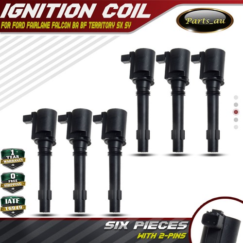 For Ford Ignition Coil Pack BA BF Falcon Fairlane Fairmont LTD Territory SX SY*6 eBay